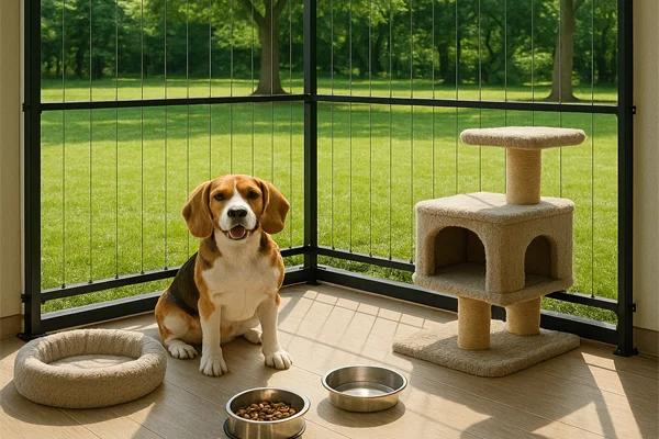 for pet in closure invisible grills hyderabad